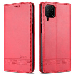 AZNS Magnetic Calf Texture Horizontal Flip Leather Case with Card Slots & Holder & Wallet, For Samsung Galaxy M32 Global