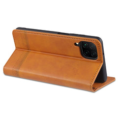 AZNS Magnetic Calf Texture Horizontal Flip Leather Case with Card Slots & Holder & Wallet, For Samsung Galaxy M32 Global