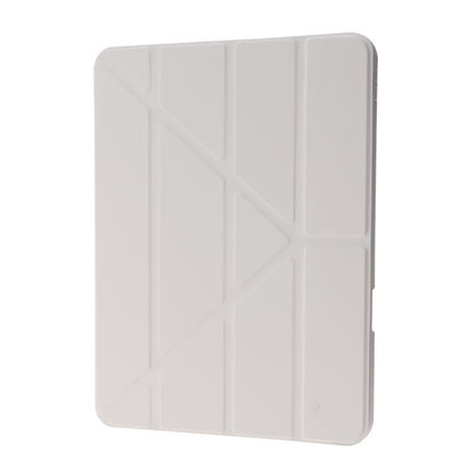 Deformation Transparent Acrylic Horizontal Flip PU Leather Case with Multi-folding Holder & Sleep / Wake-up Function & Pen Slot, For iPad Air 2022 / 2020 10.9, For iPad Pro 11.0 2021 / 2020 / 2018, For iPad 9.7 2017 / 2018 / Pro 9.7��������������������...