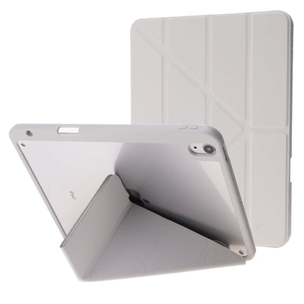 Deformation Transparent Acrylic Horizontal Flip PU Leather Case with Multi-folding Holder & Sleep / Wake-up Function & Pen Slot, For iPad Air 2022 / 2020 10.9, For iPad Pro 11.0 2021 / 2020 / 2018, For iPad 9.7 2017 / 2018 / Pro 9.7��������������������...