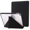 Deformation Transparent Acrylic Horizontal Flip PU Leather Case with Multi-folding Holder & Sleep / Wake-up Function & Pen Slot, For iPad Air 2022 / 2020 10.9, For iPad Pro 11.0 2021 / 2020 / 2018, For iPad 9.7 2017 / 2018 / Pro 9.7