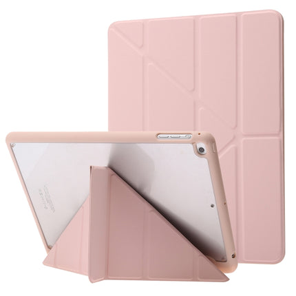 Deformation Transparent Acrylic Horizontal Flip PU Leather Case with Multi-folding Holder & Sleep / Wake-up Function & Pen Slot, For iPad Air 2022 / 2020 10.9, For iPad Pro 11.0 2021 / 2020 / 2018, For iPad 9.7 2017 / 2018 / Pro 9.7                    ...