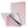 Deformation Transparent Acrylic Horizontal Flip PU Leather Case with Multi-folding Holder & Sleep / Wake-up Function & Pen Slot, For iPad Air 2022 / 2020 10.9, For iPad Pro 11.0 2021 / 2020 / 2018, For iPad 9.7 2017 / 2018 / Pro 9.7