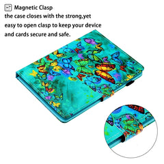 Universal Colored Drawing Horizontal Flip PU Leather Case with Holder & Card Slot, 7 inch, 8 inch, 10 inch