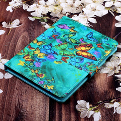 Universal Colored Drawing Horizontal Flip PU Leather Case with Holder & Card Slot, 7 inch, 8 inch, 10 inch