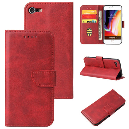 Calf Texture Buckle Horizontal Flip Leather Case with Holder & Card Slots & Wallet, For iPhone XR, For iPhone SE 2022 / SE 2020 & 8 & 7, For iPhone 8 Plus & 7 Plus, For iPhone 6 Plus & 6s Plus
