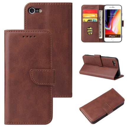 Calf Texture Buckle Horizontal Flip Leather Case with Holder & Card Slots & Wallet, For iPhone XR, For iPhone SE 2022 / SE 2020 & 8 & 7, For iPhone 8 Plus & 7 Plus, For iPhone 6 Plus & 6s Plus