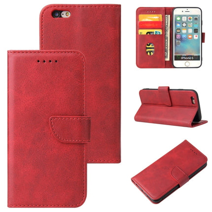 Calf Texture Buckle Horizontal Flip Leather Case with Holder & Card Slots & Wallet, For iPhone 6 & 6s