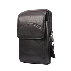 Multi-functional Universal Leather Waist Hanging One-shoulder Mobile Phone Waist Bag, For 6.5 Inch or Below Smartphones, For 6.9 Inch or Below Smartphones