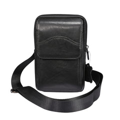 Multi-functional Universal Leather Waist Hanging One-shoulder Mobile Phone Waist Bag, For 6.5 Inch or Below Smartphones, For 6.9 Inch or Below Smartphones