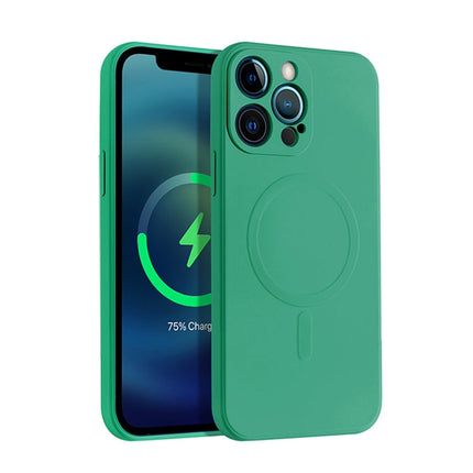 Liquid Silicone Full Coverage Shockproof Magsafe Case, For iPhone 13 Pro Max