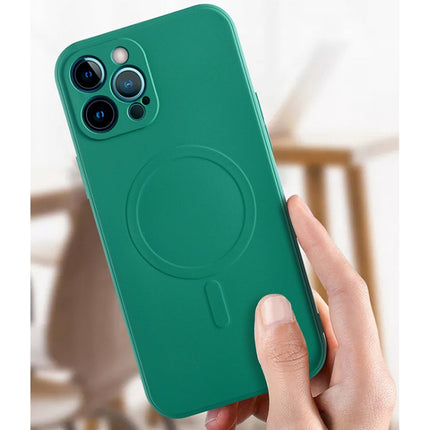 Liquid Silicone Full Coverage Shockproof Magsafe Case, For iPhone 13 Pro Max