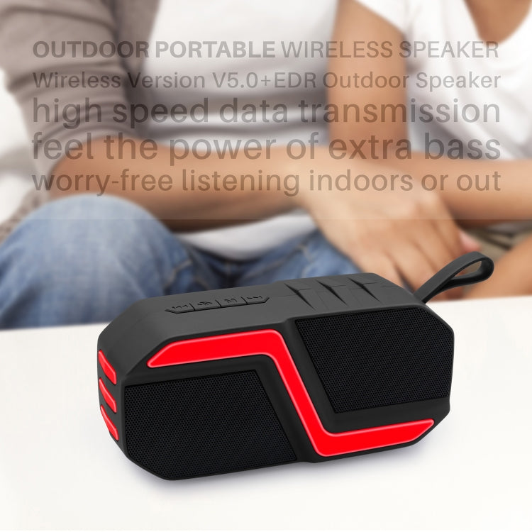 NewRixing NR-5019 Outdoor Portable Bluetooth Speaker, Support Hands-free Call / TF Card / FM / U Disk