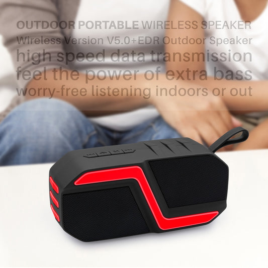 NewRixing NR-5019 Outdoor Portable Bluetooth Speaker, Support Hands-free Call / TF Card / FM / U Disk