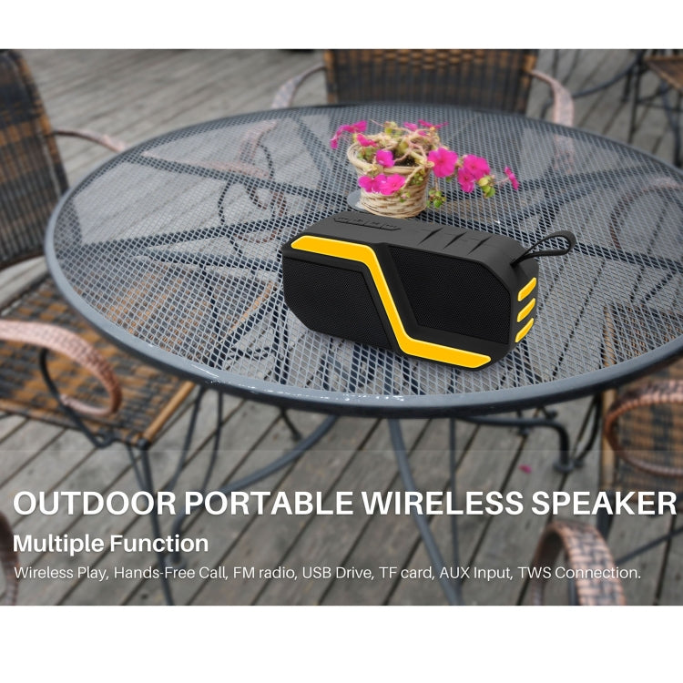 NewRixing NR-5019 Outdoor Portable Bluetooth Speaker, Support Hands-free Call / TF Card / FM / U Disk