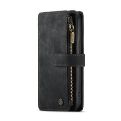 CaseMe-C30 PU + TPU Multifunctional Horizontal Flip Leather Case with Holder & Card Slot & Wallet & Zipper Pocket, For iPhone 12 / 12 Pro, For iPhone 12 Pro Max, For iPhone XS / X, For iPhone XR, For iPhone XS Max