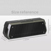 NewRixing NR-5000 IPX5 High Fidelity Bluetooth Speaker, Support Hands-free Call / TF Card / FM / U Disk