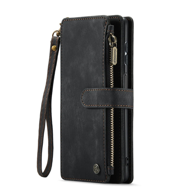 CaseMe-C30 PU + TPU Multifunctional Horizontal Flip Leather Case with Holder & Card Slot & Wallet & Zipper Pocket, For Samsung Galaxy A12, For Samsung Galaxy A52 5G / 4G, For Samsung Galaxy Note10+, For Samsung Galaxy Note20 Ultra, For Samsung Galaxy S...