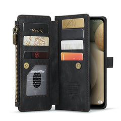 CaseMe-C30 PU + TPU Multifunctional Horizontal Flip Leather Case with Holder & Card Slot & Wallet & Zipper Pocket, For Samsung Galaxy A12, For Samsung Galaxy A52 5G / 4G, For Samsung Galaxy Note10+, For Samsung Galaxy Note20 Ultra, For Samsung Galaxy S...