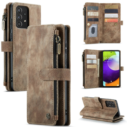 CaseMe-C30 PU + TPU Multifunctional Horizontal Flip Leather Case with Holder & Card Slot & Wallet & Zipper Pocket