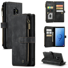 CaseMe-C30 PU + TPU Multifunctional Horizontal Flip Leather Case with Holder & Card Slot & Wallet & Zipper Pocket, For Samsung Galaxy A12, For Samsung Galaxy A52 5G / 4G, For Samsung Galaxy Note10+, For Samsung Galaxy Note20 Ultra, For Samsung Galaxy S...
