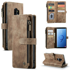 CaseMe-C30 PU + TPU Multifunctional Horizontal Flip Leather Case with Holder & Card Slot & Wallet & Zipper Pocket, For Samsung Galaxy A12, For Samsung Galaxy A52 5G / 4G, For Samsung Galaxy Note10+, For Samsung Galaxy Note20 Ultra, For Samsung Galaxy S...