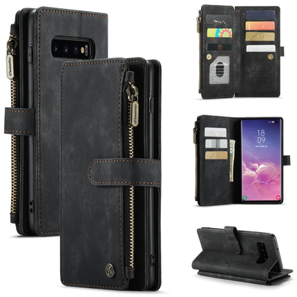 CaseMe-C30 PU + TPU Multifunctional Horizontal Flip Leather Case with Holder & Card Slot & Wallet & Zipper Pocket