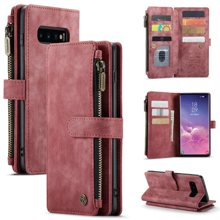 CaseMe-C30 PU + TPU Multifunctional Horizontal Flip Leather Case with Holder & Card Slot & Wallet & Zipper Pocket