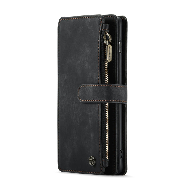 CaseMe-C30 PU + TPU Multifunctional Horizontal Flip Leather Case with Holder & Card Slot & Wallet & Zipper Pocket