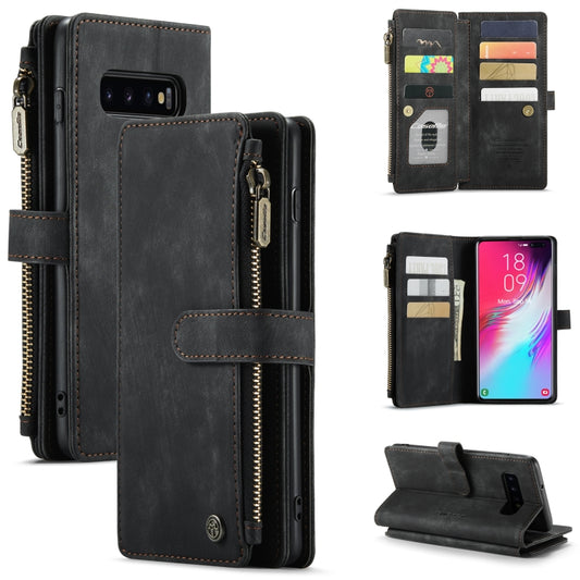 CaseMe-C30 PU + TPU Multifunctional Horizontal Flip Leather Case with Holder & Card Slot & Wallet & Zipper Pocket, For Samsung Galaxy S10+, For Samsung Galaxy S20 5G, For Samsung Galaxy S20+ 5G, For Samsung Galaxy S20 Ultra 5G, For Samsung Galaxy S20 F...
