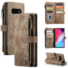 CaseMe-C30 PU + TPU Multifunctional Horizontal Flip Leather Case with Holder & Card Slot & Wallet & Zipper Pocket, For Samsung Galaxy S10+, For Samsung Galaxy S20 5G, For Samsung Galaxy S20+ 5G, For Samsung Galaxy S20 Ultra 5G, For Samsung Galaxy S20 F...