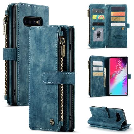 CaseMe-C30 PU + TPU Multifunctional Horizontal Flip Leather Case with Holder & Card Slot & Wallet & Zipper Pocket