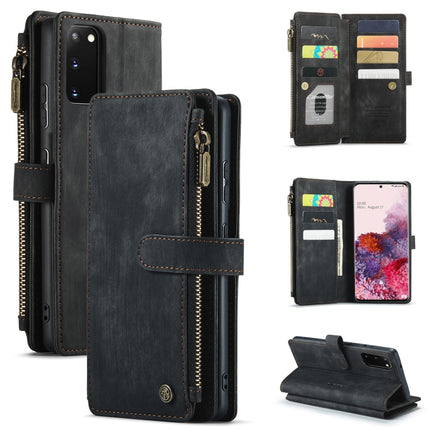 CaseMe-C30 PU + TPU Multifunctional Horizontal Flip Leather Case with Holder & Card Slot & Wallet & Zipper Pocket