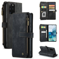 CaseMe-C30 PU + TPU Multifunctional Horizontal Flip Leather Case with Holder & Card Slot & Wallet & Zipper Pocket, For Samsung Galaxy S10+, For Samsung Galaxy S20 5G, For Samsung Galaxy S20+ 5G, For Samsung Galaxy S20 Ultra 5G, For Samsung Galaxy S20 F...