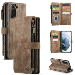 CaseMe-C30 PU + TPU Multifunctional Horizontal Flip Leather Case with Holder & Card Slot & Wallet & Zipper Pocket, For Samsung Galaxy S10+, For Samsung Galaxy S20 5G, For Samsung Galaxy S20+ 5G, For Samsung Galaxy S20 Ultra 5G, For Samsung Galaxy S20 F...