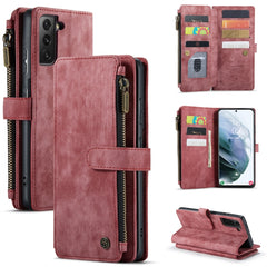 CaseMe-C30 PU + TPU Multifunctional Horizontal Flip Leather Case with Holder & Card Slot & Wallet & Zipper Pocket, For Samsung Galaxy S10+, For Samsung Galaxy S20 5G, For Samsung Galaxy S20+ 5G, For Samsung Galaxy S20 Ultra 5G, For Samsung Galaxy S20 F...