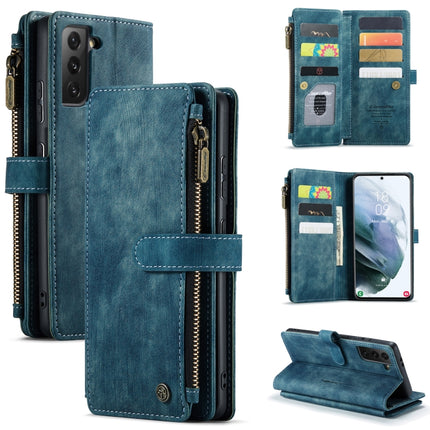 CaseMe-C30 PU + TPU Multifunctional Horizontal Flip Leather Case with Holder & Card Slot & Wallet & Zipper Pocket