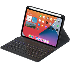 HK006 Square Keys Detachable Bluetooth Keyboard Leather Case with Holder for iPad mini 6, HK006