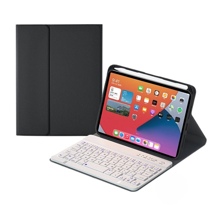 HK006 Square Keys Detachable Bluetooth Keyboard Leather Case with Holder for iPad mini 6, HK006