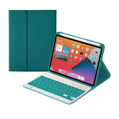 HK006 Square Keys Detachable Bluetooth Keyboard Leather Case with Holder for iPad mini 6, HK006