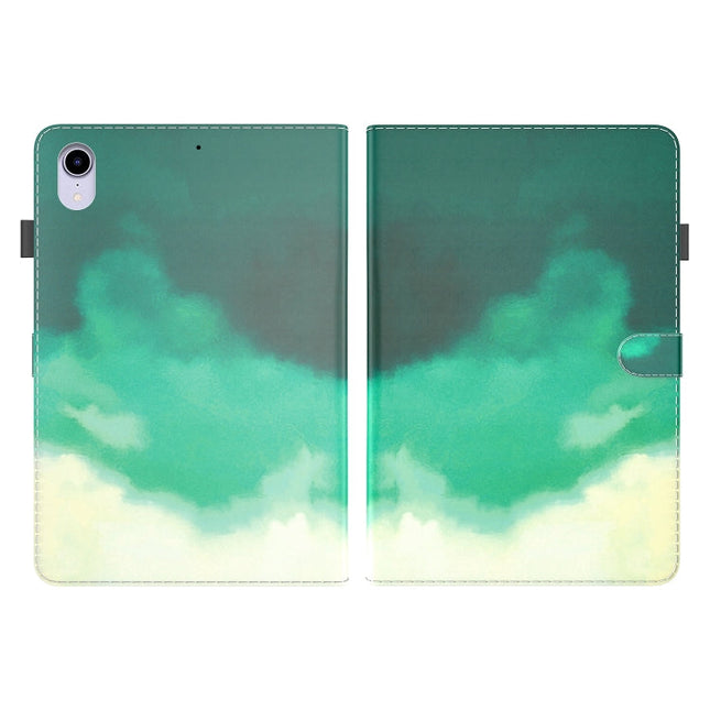 Watercolor Pattern Skin Feel Magnetic Horizontal Flip PU Leather Case with Holder & Card Slots & Photo Frame & Sleep / Wake-up Function, For iPad mini 2024 / mini 6, For iPad Pro 12.9 2022 / 2021 / 2020, For iPad mini 5 / 4 / 3 / 2 / 1                 ...