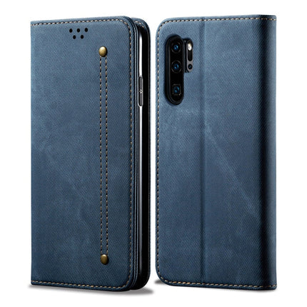 Denim Texture Casual Style Horizontal Flip Leather Case with Holder & Card Slots & Wallet, For OPPO A9 / F11, For OPPO Reno 2, For Huawei Mate 30, For Huawei P30 Pro, For Huawei P30, For Huawei P Smart Z / Y9 Prime