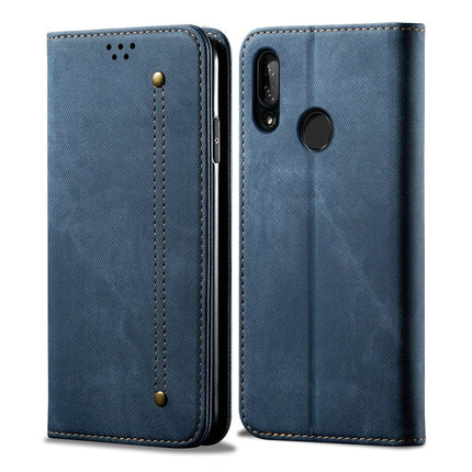 Denim Texture Casual Style Horizontal Flip Leather Case with Holder & Card Slots & Wallet, For iPhone 11 Pro Max, For iPhone 11 Pro, For iPhone 11, For iPhone X / XS, For iPhone XS Max, For Huawei Y9 (2019)