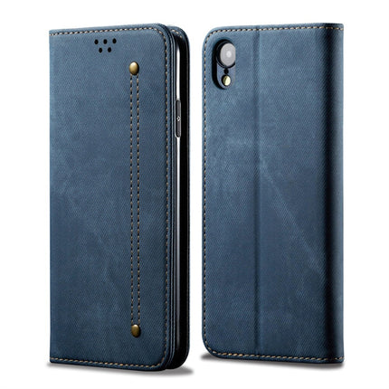 Denim Texture Casual Style Horizontal Flip Leather Case with Holder & Card Slots & Wallet, For Huawei Honor 20, For iPhone XR, For iPhone 6 / 6s, For iPhone 6 Plus / 6s Plus, For iPhone SE 2022 / SE 2020 / 8 / 7, For iPhone 7 Plus / 8 Plus