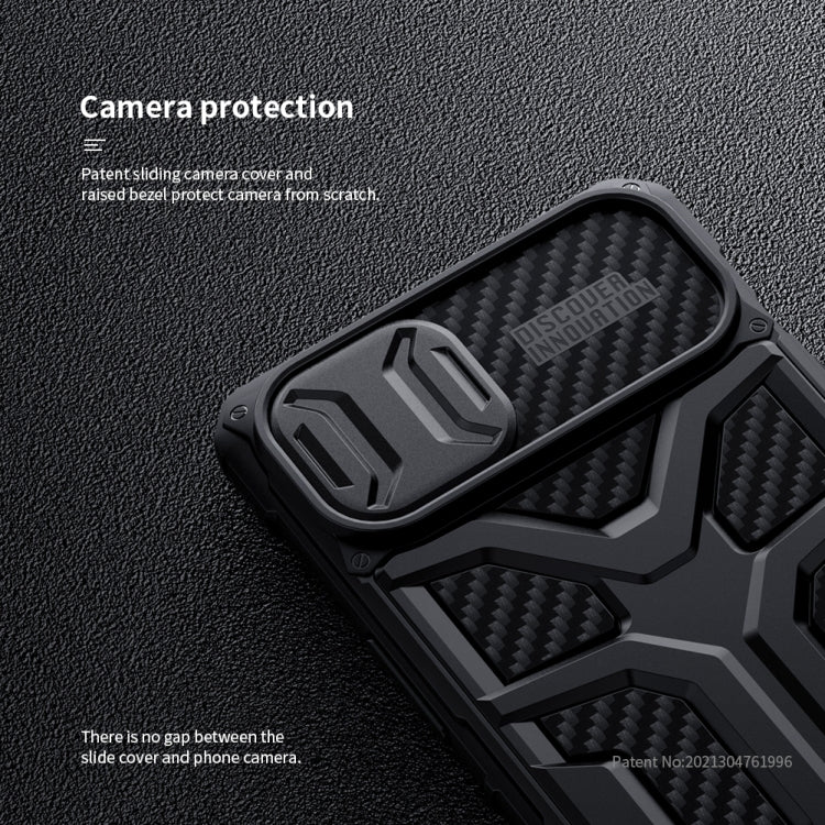 NILLKIN Sliding Camera Cover Design Shockproof TPU + PC Protective Case, For iPhone 13, For iPhone 13 Pro, For iPhone 13 Pro Max