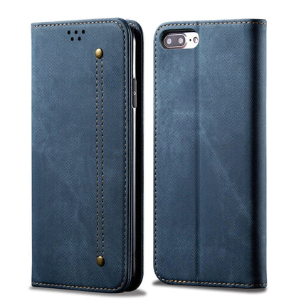 Denim Texture Casual Style Horizontal Flip Leather Case with Holder & Card Slots & Wallet, For Huawei Honor 20, For iPhone XR, For iPhone 6 / 6s, For iPhone 6 Plus / 6s Plus, For iPhone SE 2022 / SE 2020 / 8 / 7, For iPhone 7 Plus / 8 Plus