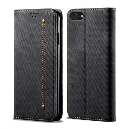 Denim Texture Casual Style Horizontal Flip Leather Case with Holder & Card Slots & Wallet, For Huawei Honor 20, For iPhone XR, For iPhone 6 / 6s, For iPhone 6 Plus / 6s Plus, For iPhone SE 2022 / SE 2020 / 8 / 7, For iPhone 7 Plus / 8 Plus
