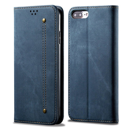 Denim Texture Casual Style Horizontal Flip Leather Case with Holder & Card Slots & Wallet, For Huawei Honor 20, For iPhone XR, For iPhone 6 / 6s, For iPhone 6 Plus / 6s Plus, For iPhone SE 2022 / SE 2020 / 8 / 7, For iPhone 7 Plus / 8 Plus