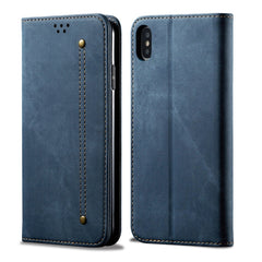 Denim Texture Casual Style Horizontal Flip Leather Case with Holder & Card Slots & Wallet, For iPhone X / XS, For iPhone XS Max