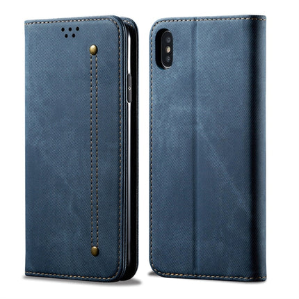 Denim Texture Casual Style Horizontal Flip Leather Case with Holder & Card Slots & Wallet, For iPhone 11 Pro Max, For iPhone 11 Pro, For iPhone 11, For iPhone X / XS, For iPhone XS Max, For Huawei Y9 (2019)